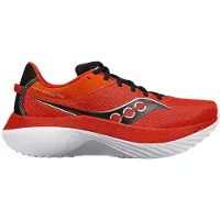 Saucony Chaussures de course pour hommes Kinvara Pro, couleur infrarouge/noir, taille 44