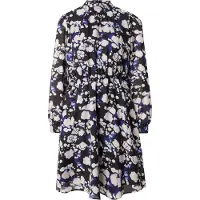 QS Robe indigo / rose pastel / noir / blanc