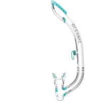 Oceanic Ultradry 2 Diving Snorkel Blanc,Bleu