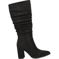 La strada - Bottes montantes pour femmes - Noir - Style décontracté