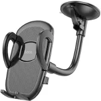 Hoco - Car Holder (H10) - Strong Clamping Arm, for Windshield - Black, Support pour smartphone, Noir