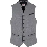 Spieth & Wensky Gilet folklorique 'Damian' marine / gris chiné