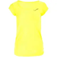 Winshape T-shirt fonctionnel 'AET106' jaune fluo / noir
