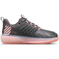 K-Swiss Chaussures de Tennis K Swiss Women Ultrashot 3 Asphalt Peach Amber White-Taille 41