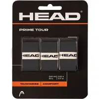 Head Surgrip Raquette De Tennis Prime Tour 3 Pcs Pack Overgrip Noir Unique