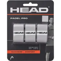 Head Racket Padel Pro Poignée de padel 3 unités Gris Gris Taille unique