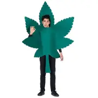 MOM Adult Grass Leaf Costume Vert Enfants