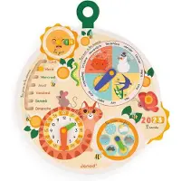 Janod Time Wheel Orange Enfants