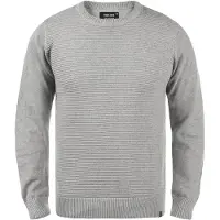 INDICODE JEANS Pull-over 'Ricardo' gris chiné