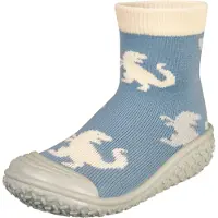 Playshoes Claquettes / Tongs bleu clair / blanc cassé