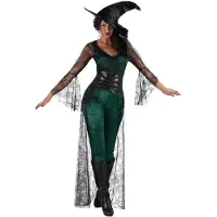MOM Coven Witch Costume Vert S Enfants