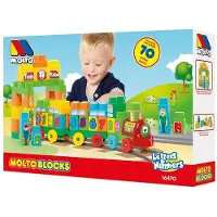 MOLTO Jeu De Construction Avec Chiffres Et Lettres 70 Pièces