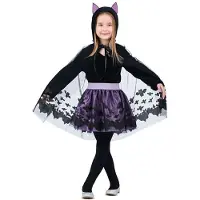 MOM Déguisement Chauve-souris Violette Junior