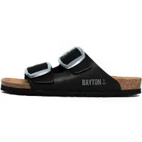 Bayton Mule 'Alicante' gris clair / noir