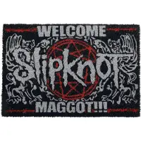 Slipknot Paillasson de - Welcome Maggot - pour Indifférent - noir/blanc/rouge - Taille Standard