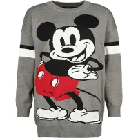 Minnie & Mickey Mouse Pull tricoté Disney de - Pull Mickey Mouse - S - pour Femme - gris - Taille S