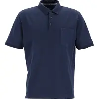 MARVELIS Homme Marvelis Casual Regular Fit Polo marine, Unicolore