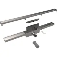 Easy drain Compact caniveau de douche carrelé ws 30mm 60cm simple edcomt600-30