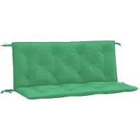 vidaXL Coussins de banc de jardin 2 pcs. Vert 120x50x7 cm Tissu Oxford