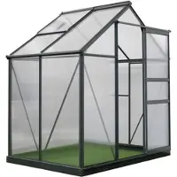 Westmann Serre aluminium Flora 64 Anthracite 132x192x202 cm