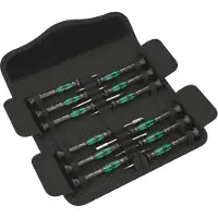 Wera Micro 12 Electronics Precisio Screwdriver Set 12 Units Argenté