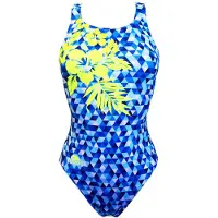 Turbo Blue Hawaii Swimsuit Bleu M Femme