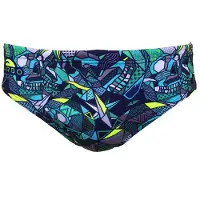 Turbo Skull Geo Swimming Brief Bleu XL Homme