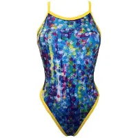 Turbo Dots Swimsuit Bleu 4XL Femme