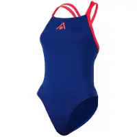 Aqua sphere Essential Open Back Swimsuit Bleu FR 42 Femme