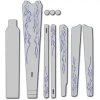 DYEDBRO Lightning Gravel Frame Protection Blanc