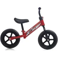 Chicos Bike Flat Track Balance Bike Rouge Garçon
