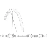 Mavic Jante De Vélo De Route Rear Allroad Pro Carbon Sl