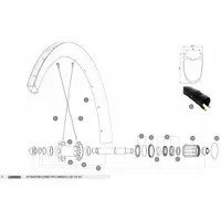 Mavic Jante Cosmic Pro Carbon Sl Ust 20 Rear