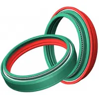 Skf Fox & Rock Shox Dual Compound 38 Mm Fork Seal Kit Rouge