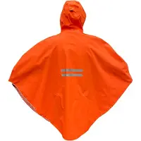 The Peoples Hardy 3.0 Waterproof Poncho Orange Homme