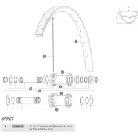 Mavic Rayons Gauches E-crossmax 29 14 Unités