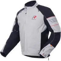 Rukka Veste textile imperméable pour moto R-EX 2.0, gris clair, 52