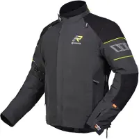 Rukka R-EX 2.0 Black Grey Waterproof Motorcycle Textile Jacket Taille 54