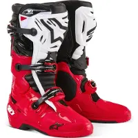 Alpinestars Bottes Tech 10 Enduro Bright Red Black White