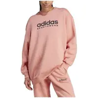 Adidas All Szn Fleece Graphic Sweatshirt Orange S Femme