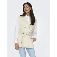 ONLY Diane Faux Waistcoat Beige XS Femme