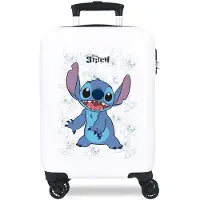 Disney Happy Stitch 50 Cm 33l Trolley Bag Blanc