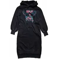 Replay Sg3629.050.23388m Long Sleeve Dress Noir 10 Years Fille