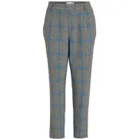 Vila Varone Slim Fit High Waist Pants Gris 40 Femme
