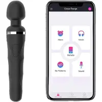 Lovense Domi 2 - Vibromasseur massant contrôlé par application (noir)