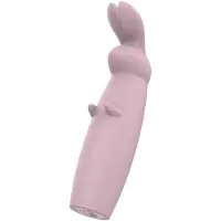 Nude Glass Hazel - vibromasseur lapin rechargeables - stimulateur clitoridien - violet