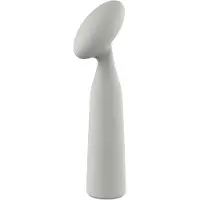 Nude Glass Luna - mini wand vibromasseur rechargeable - gris