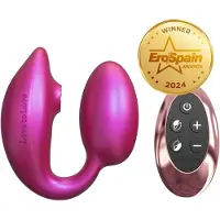 Love to love Wonderlover - Stimulateur clitoridien & vibrateur point G (métal rose)