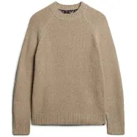 Superdry Homme Pull Brossé à col Roulé Gris Taille: L