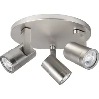 Highlight Spot monté en surface Halo Spot nickel 3 lumières rond
